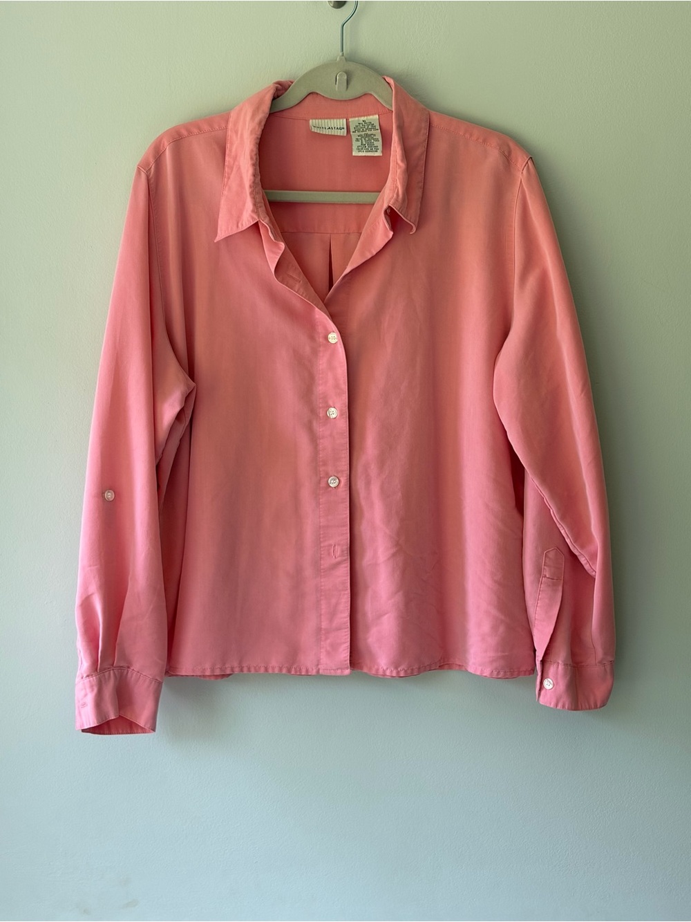 White Stag Kiss Me Pink Button-Up Shirt